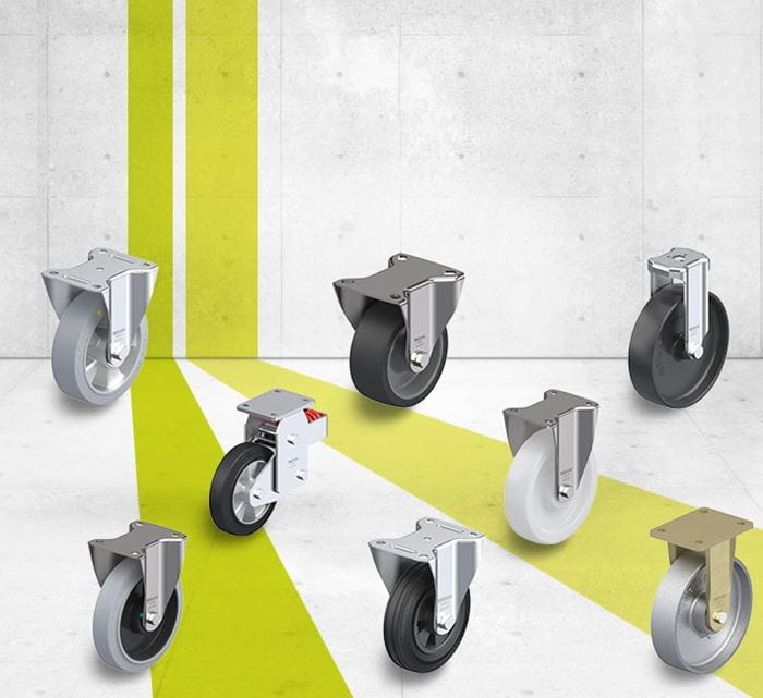 Rigid casters