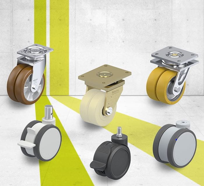 Dual wheel casters