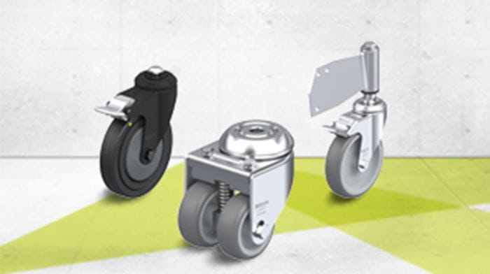 Light duty casters