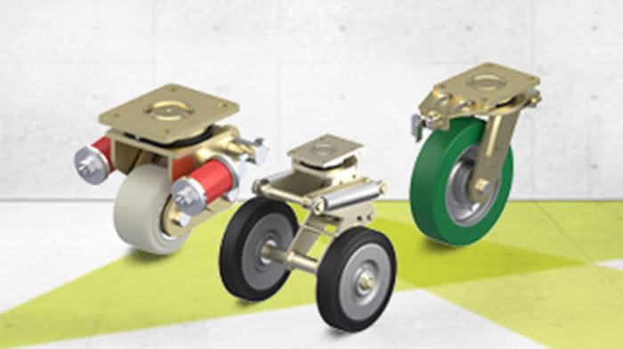 Heavy duty casters