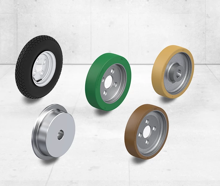 Drive and hub fitting wheels