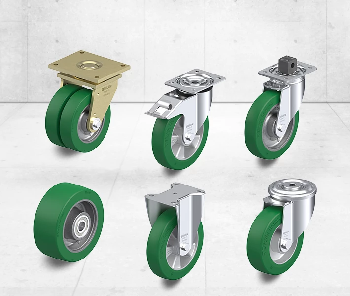 Blickle Softhane® polyurethane wheels