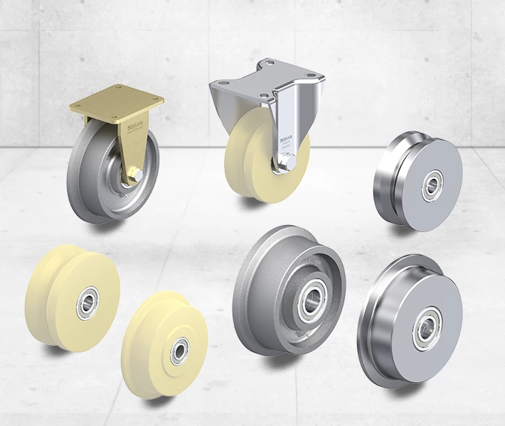 Flanged wheels